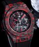 Swiss Replica Big Bang Watch HUB1242 Hublot Carbon Watch - Red And Black Carbon Case (3)_th.jpg